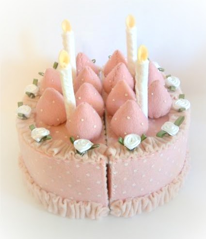 FABRIC FANCIES: MINI BIRTHDAY CAKE...