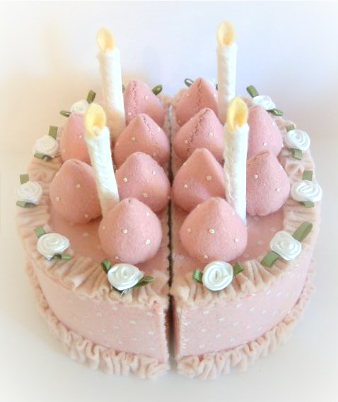 FABRIC FANCIES: MINI BIRTHDAY CAKE...