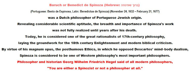 You are either a Spinozist or not a philosopher at all