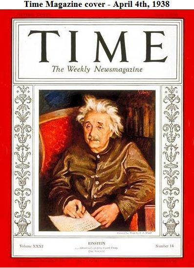 Time Magazine cover - April 4th, 1938