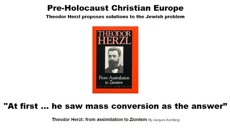 Theodor Herzl proposes solutions to the Jewish problem