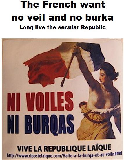 The French want no veil and no burka - 1