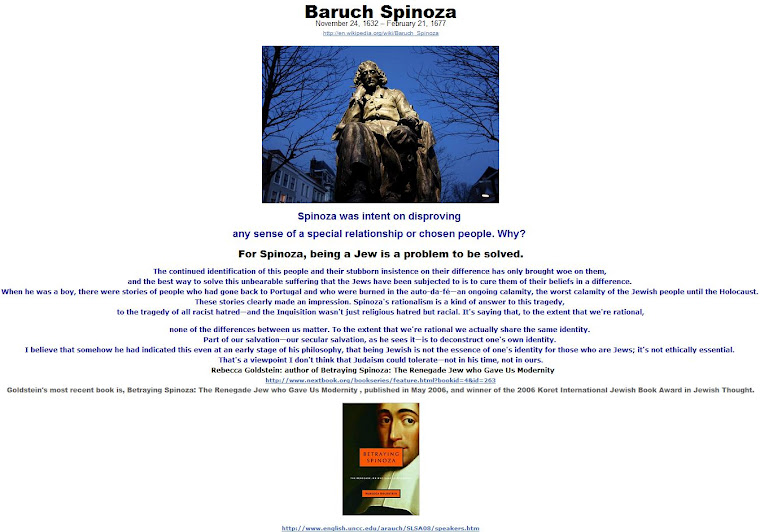 For Spinoza, being a Jew is a problem to be solved