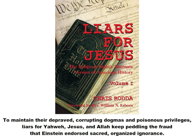 Liars for Yahweh, Jesus, and Allah.