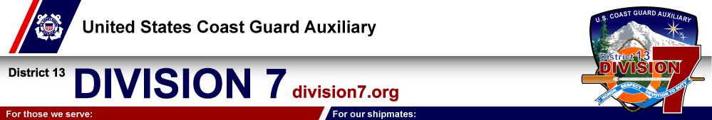 USCG Auxiliary - Division 7, 13th District