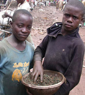 Children in the pits of the Democratic Republic of Congo.
