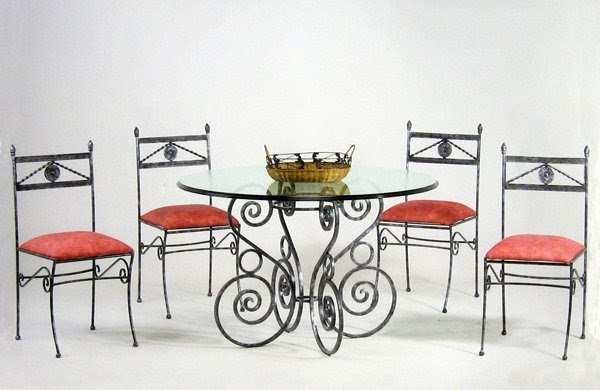 COMEDORES 2* - de caño/hierro - Decoractual - Diseño y Decoración