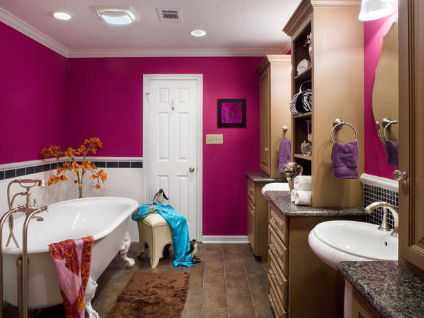 BAÑOS ROSADOS MUY SENSUALES / Decoración - Fotos - Decoractual - Diseño