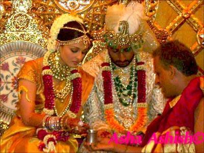 Wedding Ceremony on Asha Ashish  Aishwarya Abhishek Wedding Ceremony Pictures