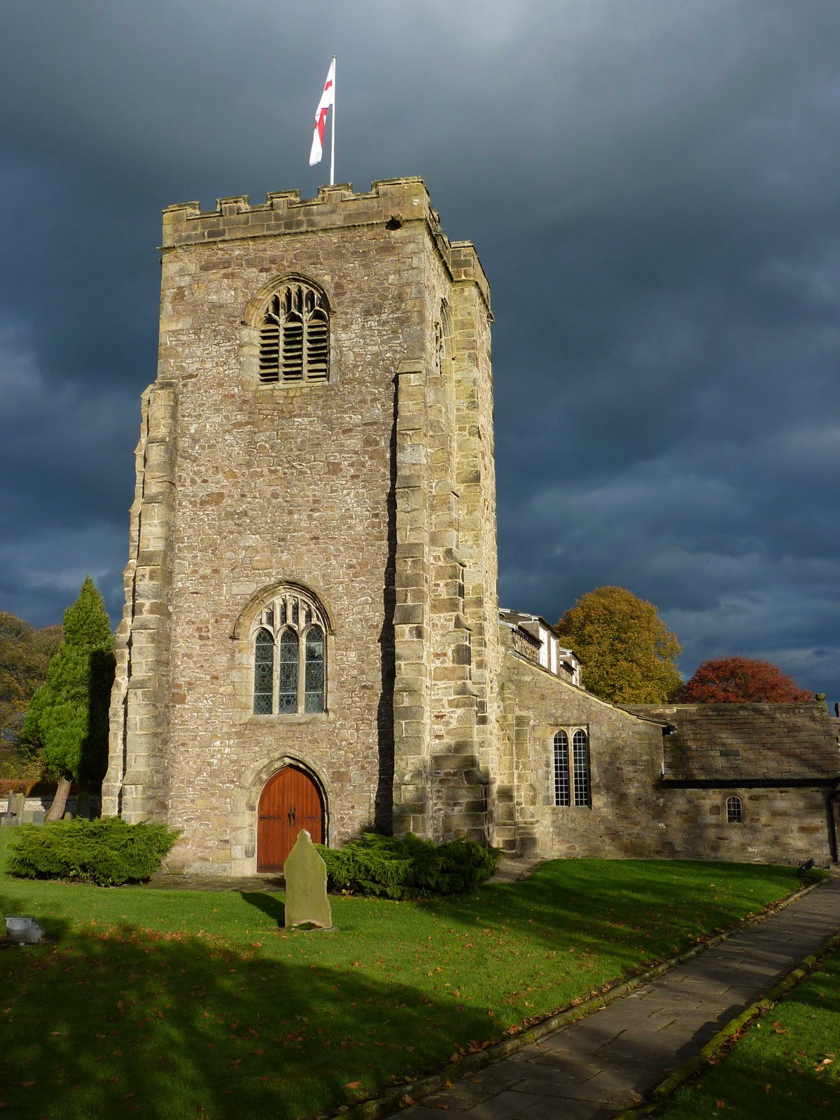 Lost in Bowland St Wilfrid's Ribchester November Sun