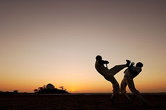 Capoeira Zweikampf