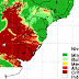 Argentina Uruguay | Crece el riesgo de incendio. Mapa de riesgo