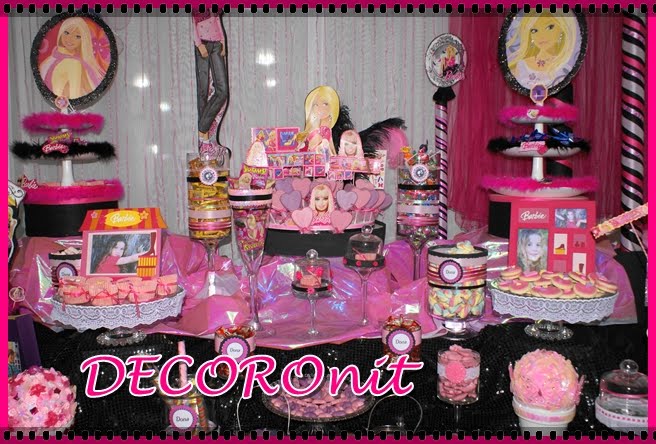 decoracion de la barbie para fiesta infantil