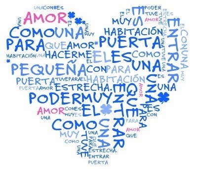 Azul Mar: Corazón-Poema. Poesía visual