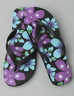 Tropical Flower Flip Flops Tropical Flower Flip Flops