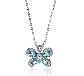 Diamond Accent Butterfly Pendant Diamond Accent Butterfly Pendant