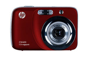 HP CW450 Digital Camera, red
