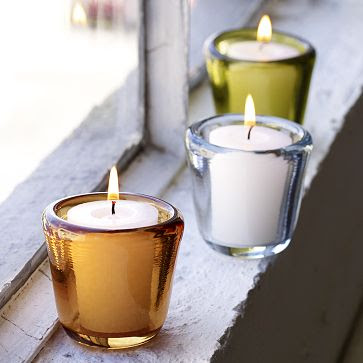 Chunky Glass Candle Holder Chunky Glass Candle Holder