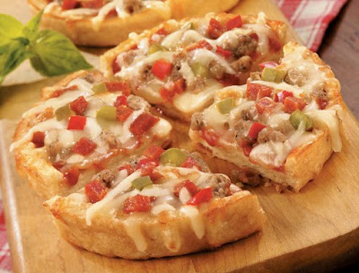 Deep Dish Supreme Pizza Deep Dish Supreme Pizza