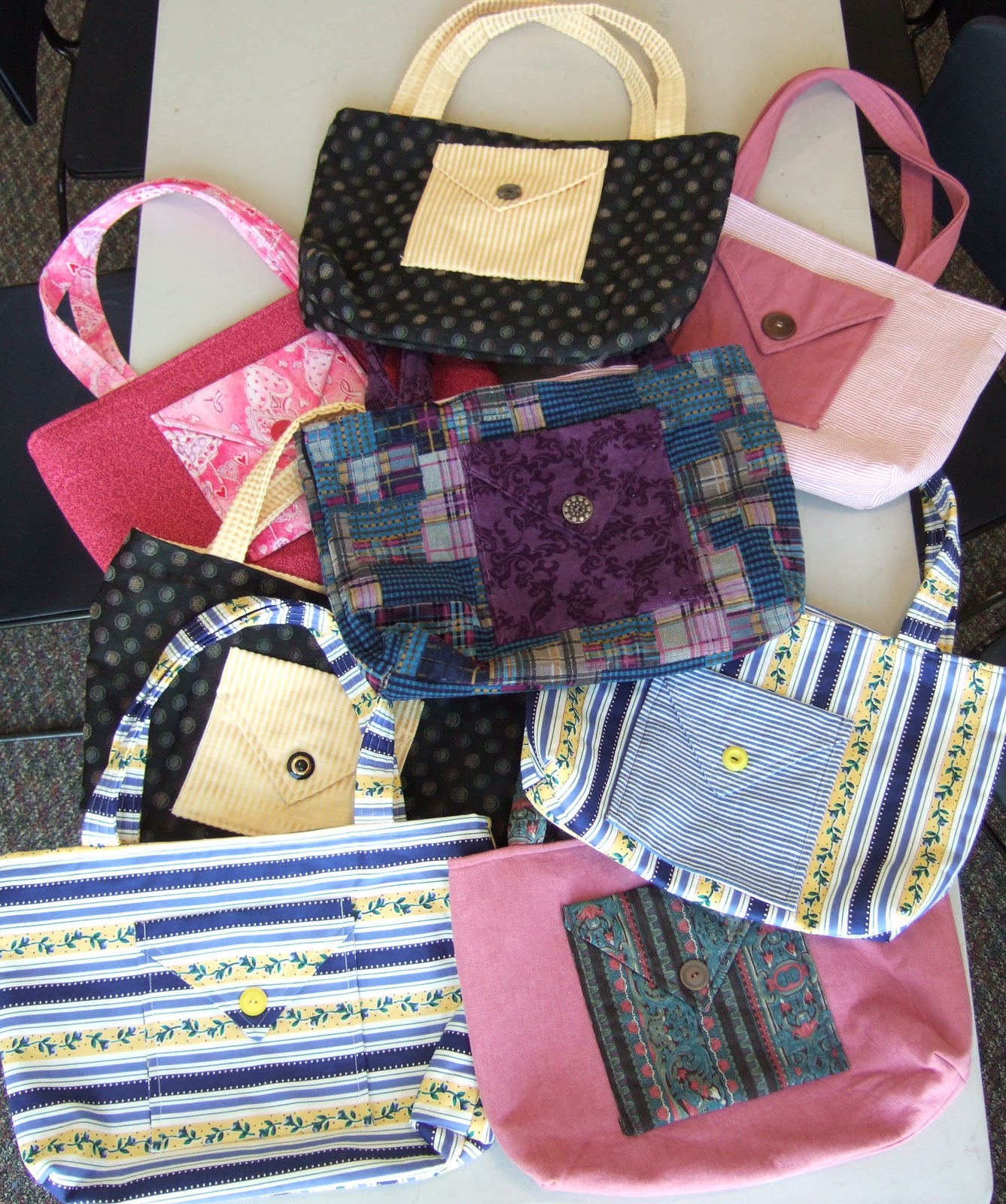 Hope Quilters Bags for Breast Cancer Patients