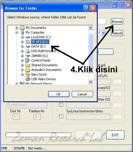 Cara install ulang windows xp sp3 menggunakan flash disk tidak terdeteksi