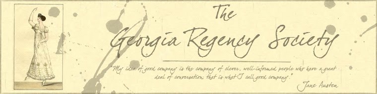 The Georgia Regency Society Blog