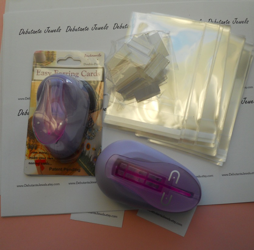 PinkDebutante How to make your own Jewelry Display cards