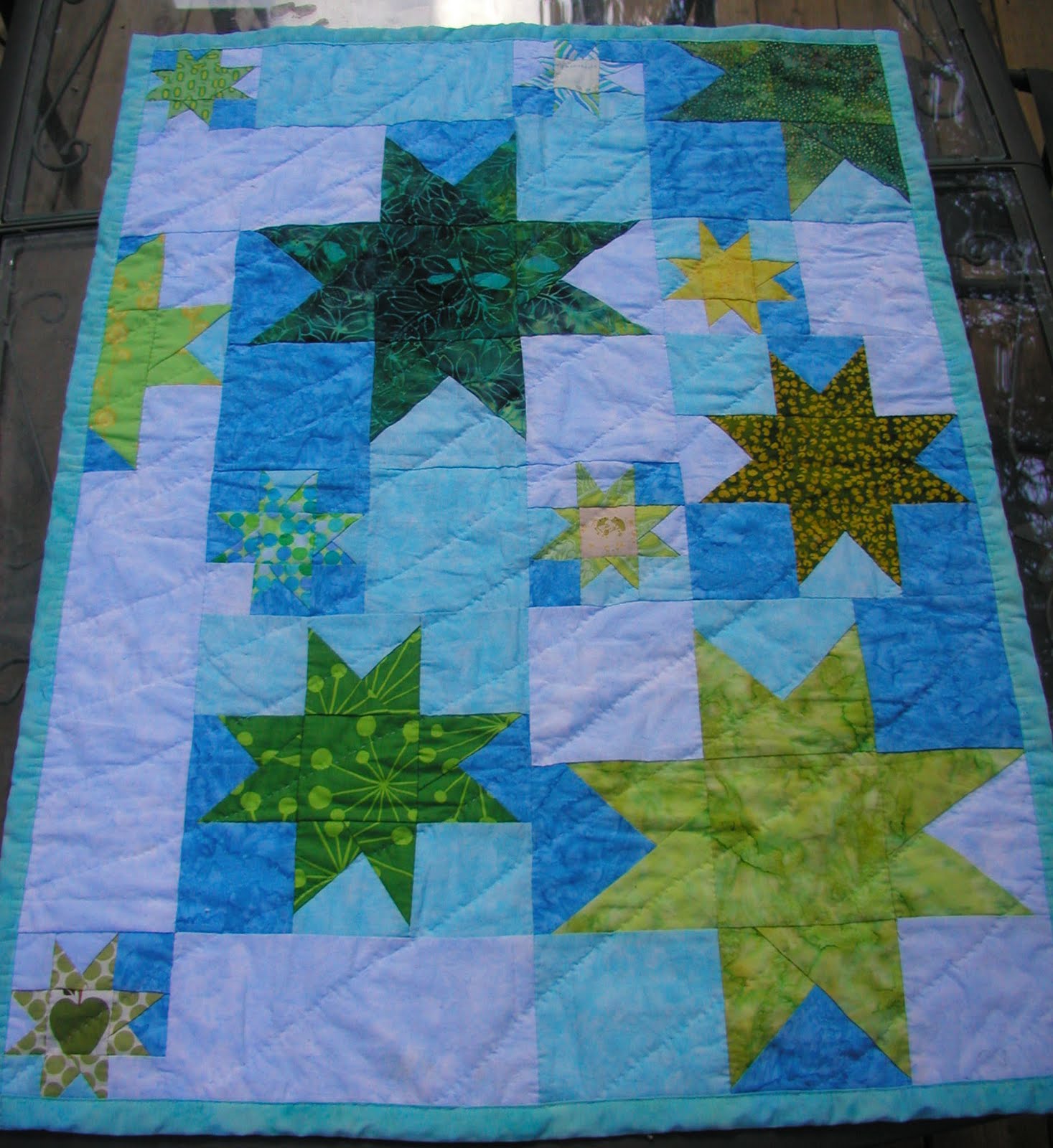 I Love Baby Quilts! A Finish Starry Starry Night