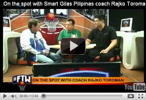  ... !: On the spot with Smart Gilas Pilipinas coach Rajko Toroman (VIDEO