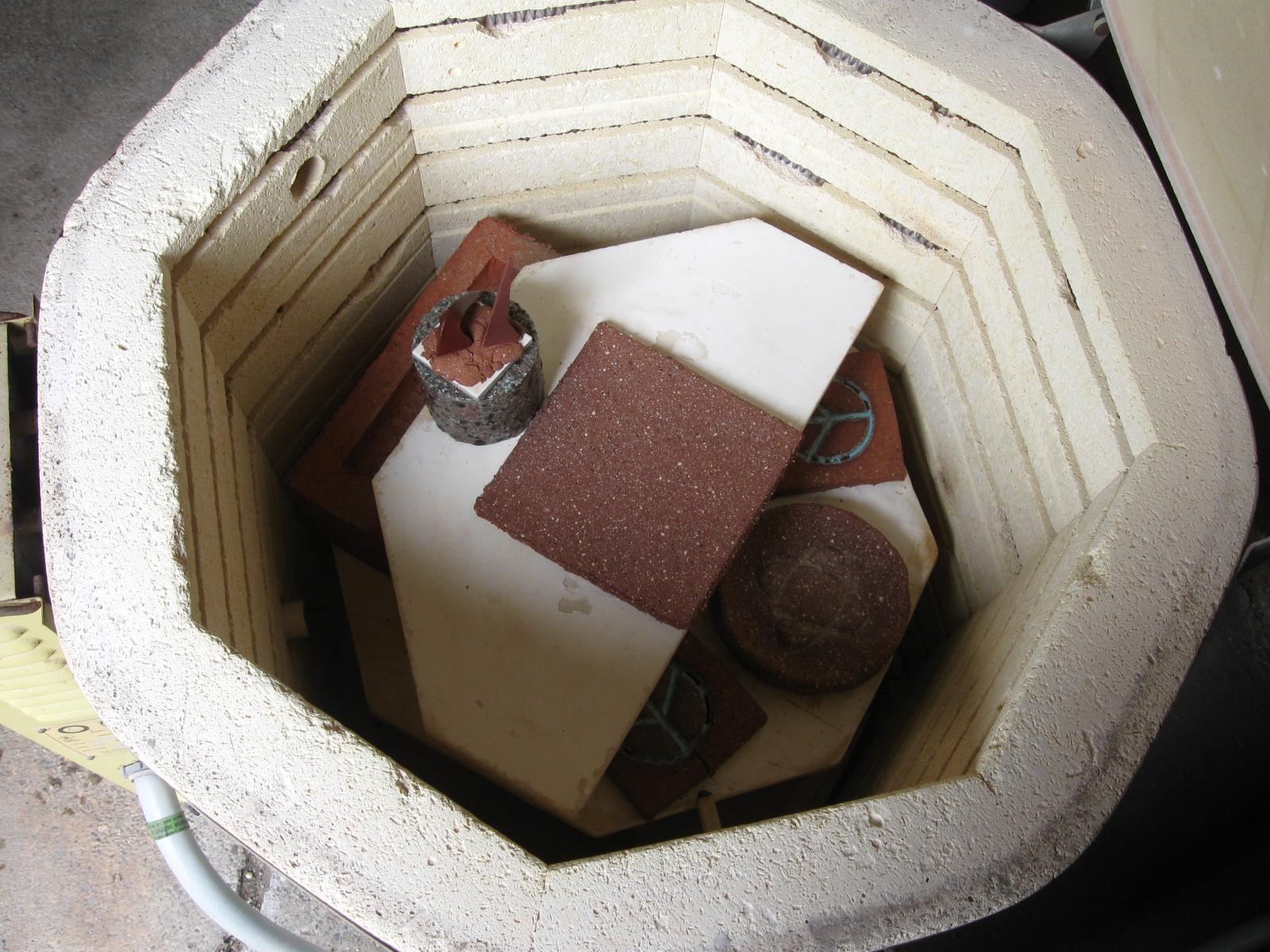 Make Your Own Bricks My electric kiln works great!