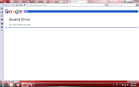 google search error