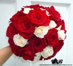 Red Cream Wedding Posy