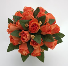 Orange Wedding Posy