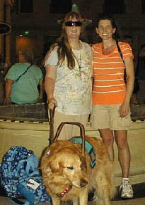 photo of my Titus 2 buddy Michelle, Sophie, and me at an indoor fountain at Paris Las Vegas
