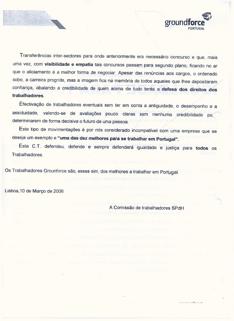 Comunicado 01/2006 (verso)