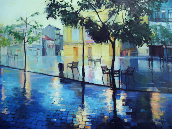 After the rain,100x70,oil on canvas,2008
