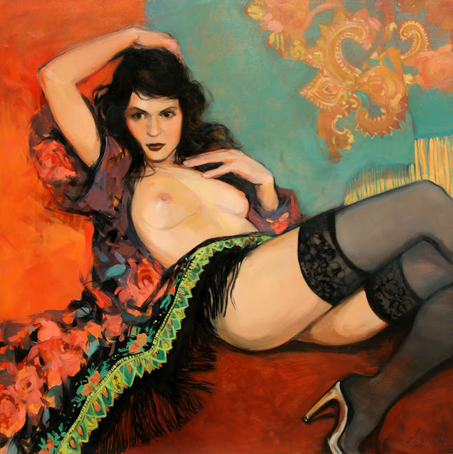 "Natalie", oil on canvas, 100 x 100 cm, 2010