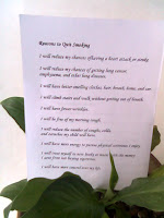 List of Reasons to Quit Smoking