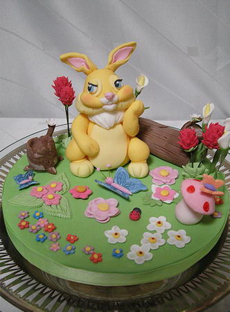 bunny cake ideas. Miss Bunny cake topper