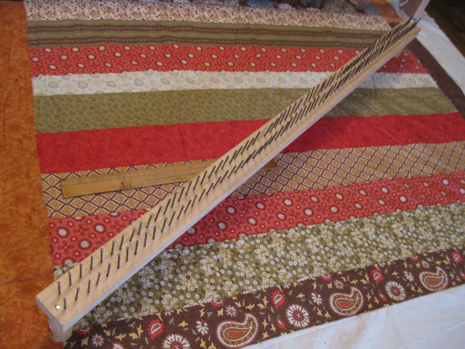 Dawning Dreams Blog DIY Raddle for Weaving Loom