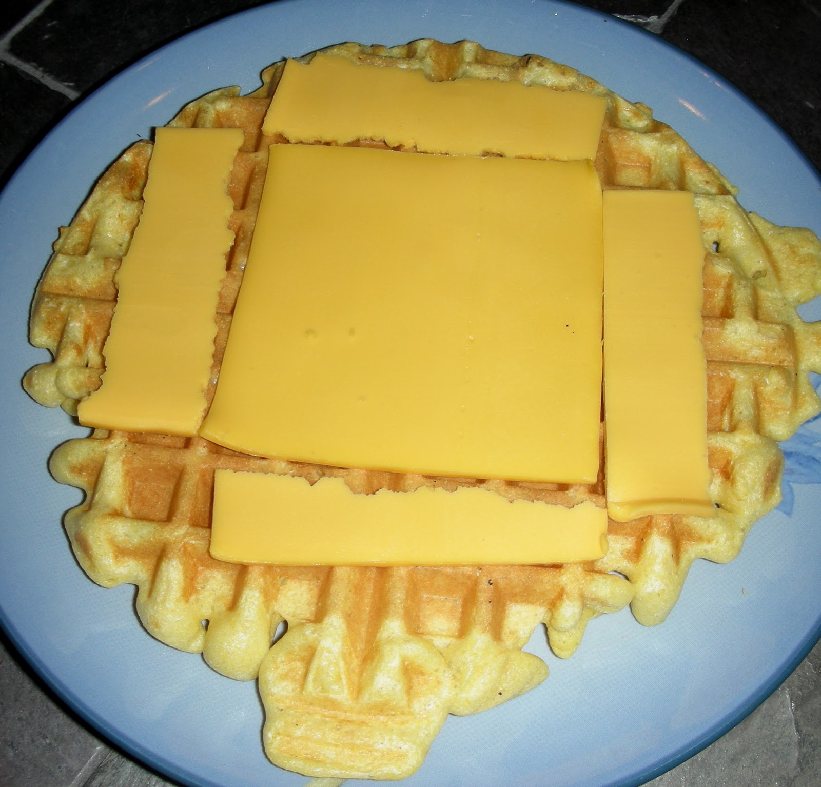 Lamb Cooks Cornmeal Waffles with Chili