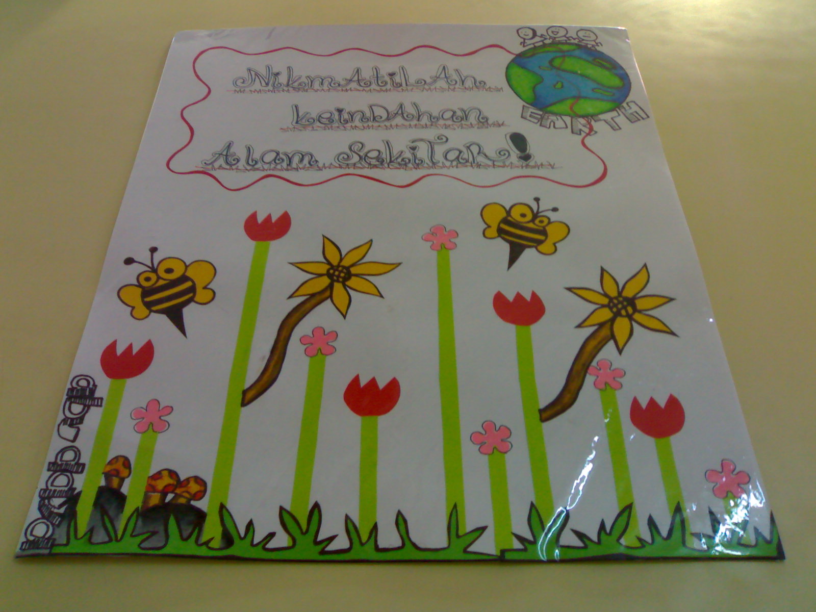 nabiha rashid melukis poster sekolah lestari anugerah alam sekitar nabiha rashid melukis poster sekolah lestari anugerah alam sekitar