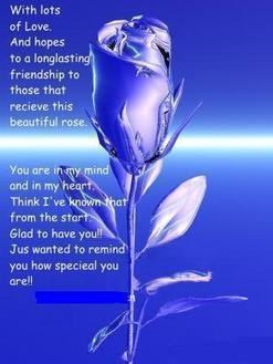 Blue Rose of Friendship