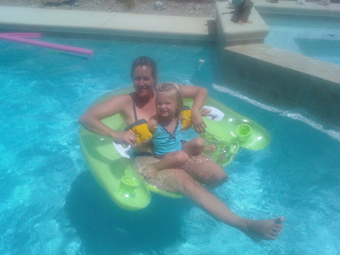 My Beautiful Rylan & I in the pool