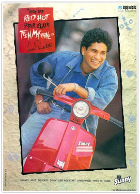 Sachin Tendulkar and Bajaj Sunny
