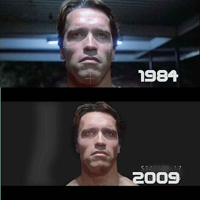 arnold schwarzenegger terminator face. arnold schwarzenegger