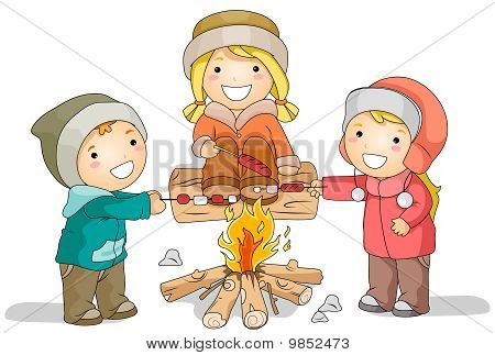 Cartoon, character, christmas, cold, fireboy, present, snow icon Clyde's Cupcake Magic: Winter Party!