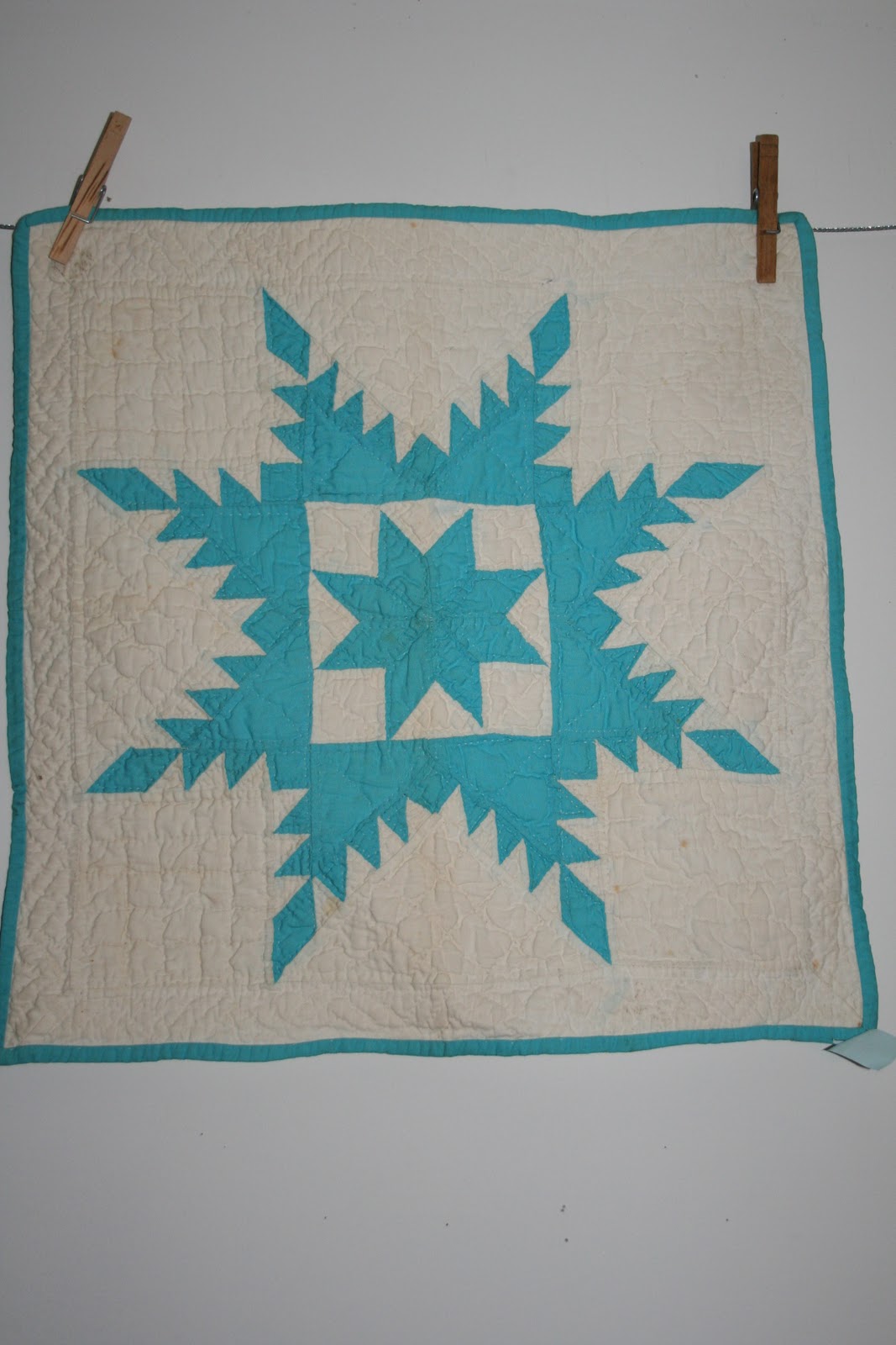 Quilting on the Mon A few antique Baby quilts