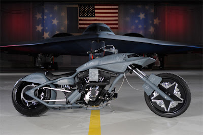 Mотоцикл-невидимка: B-2 Stealth Bike