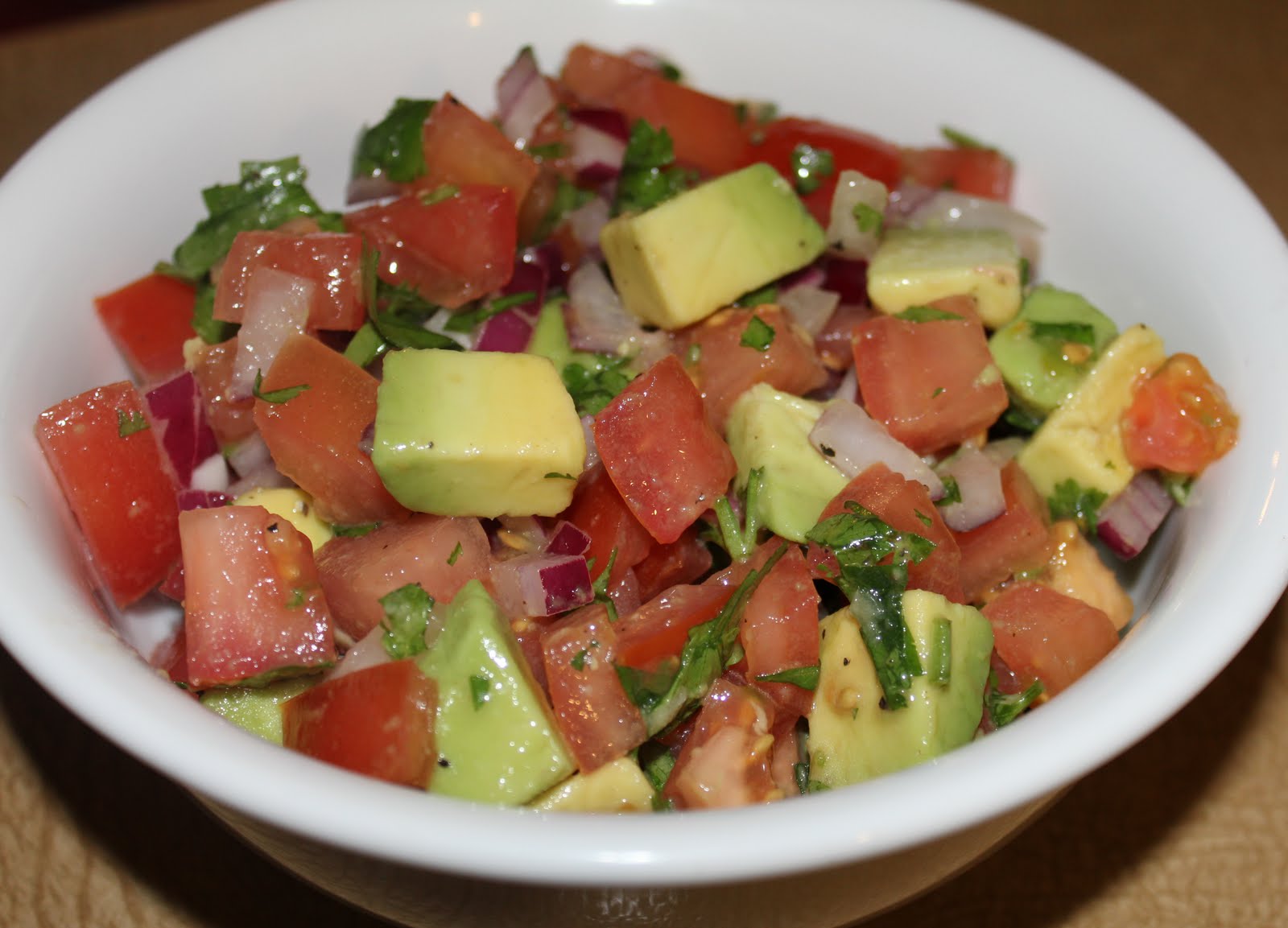 Avocado and Tomato Salsa A Dash Of Flavour Printable Recipes